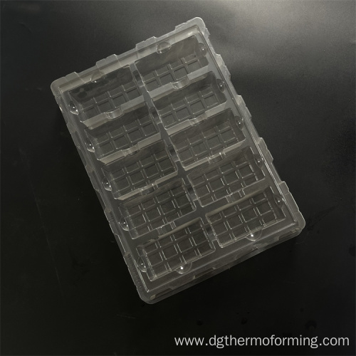 clamshell vacuum forming PET blister packaging tray